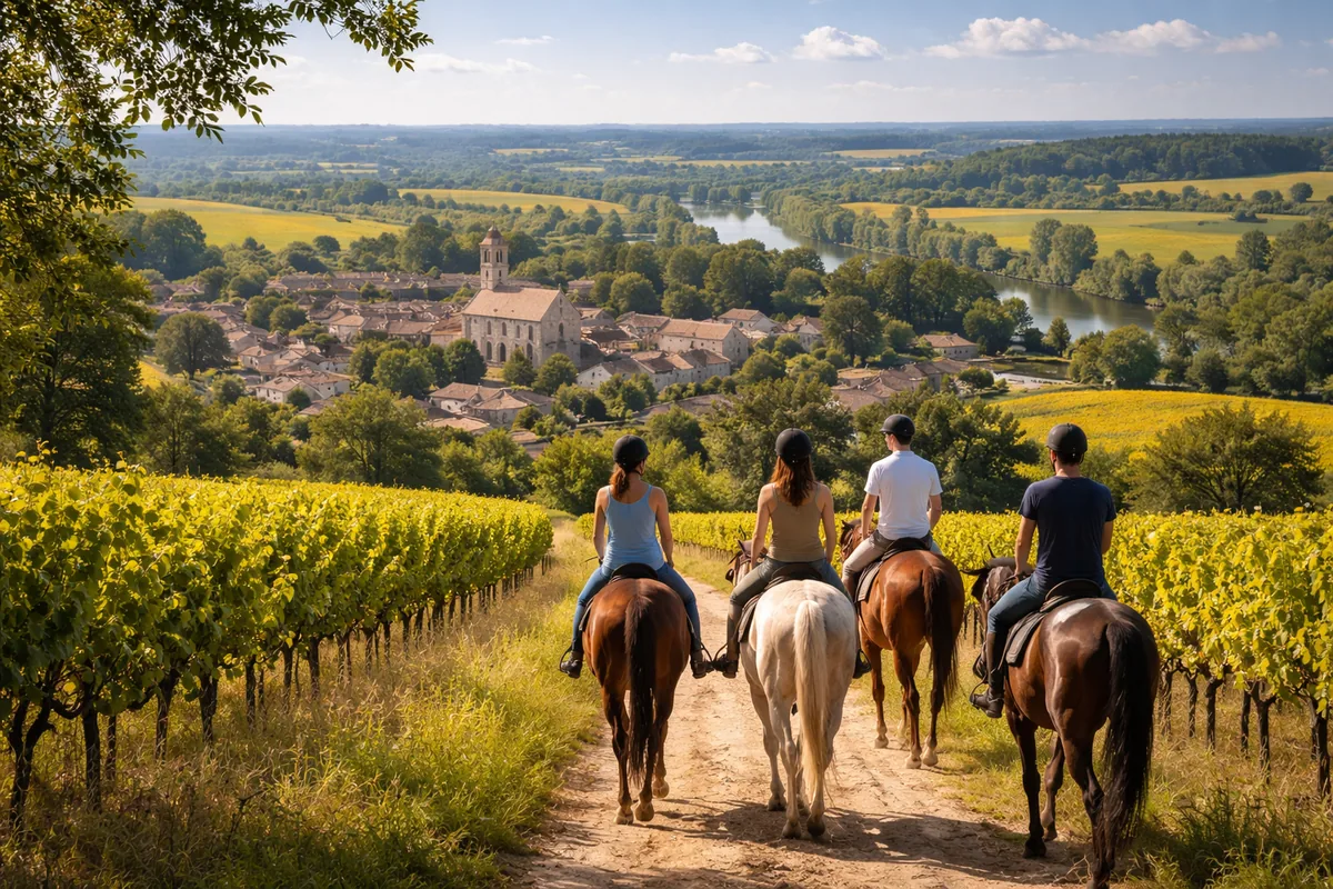 Quel est l'impact du tourisme équestre sur la région de Charente