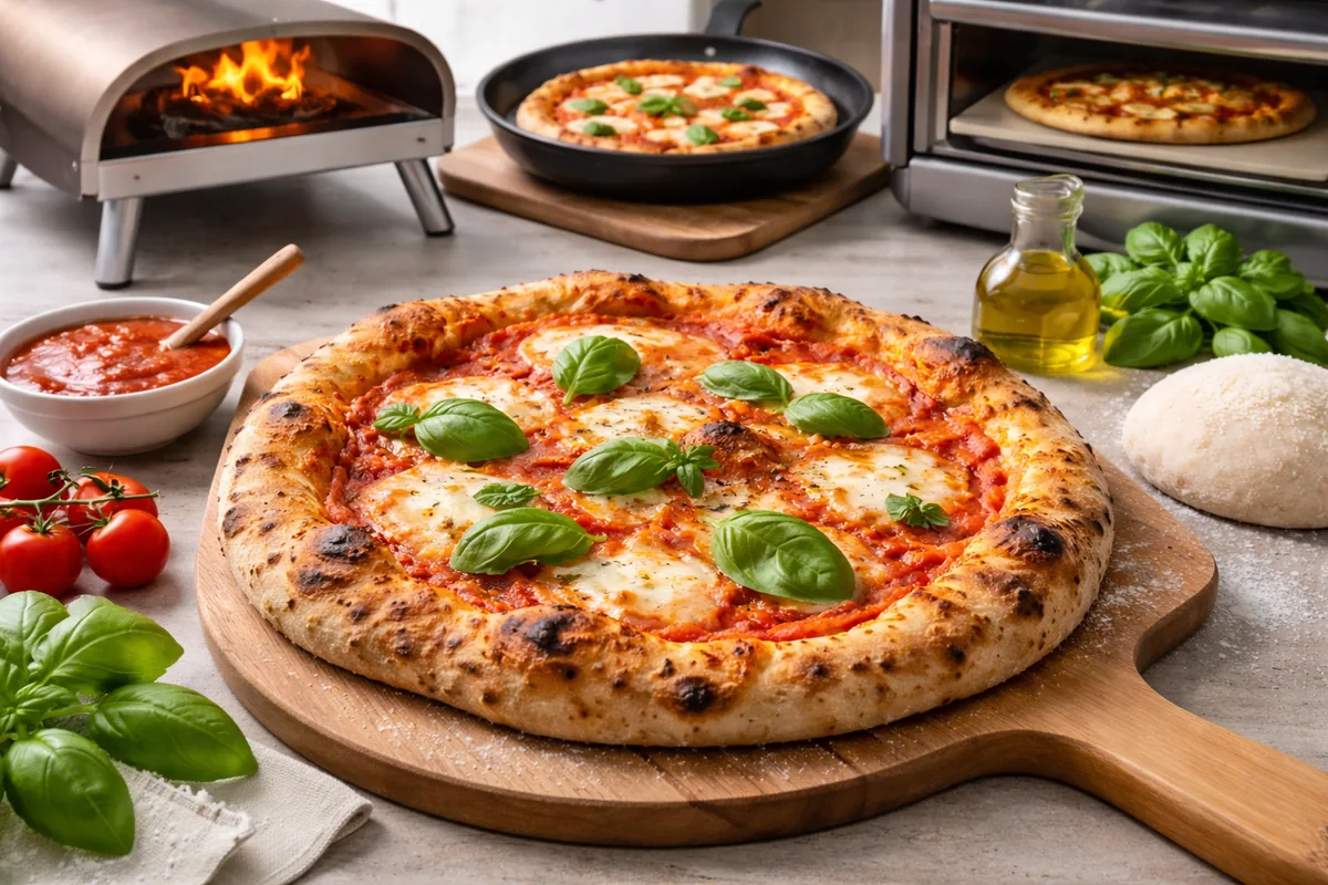 Comment réussir la cuisson d'une pizza maison avec différentes techniques